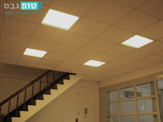 תקרת גבס בתוספת לד תקרת גבס עם לדים